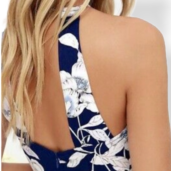 Lulu’s L In Blossom Blue Maxi Dress | Magnolia - Picture 3 of 10